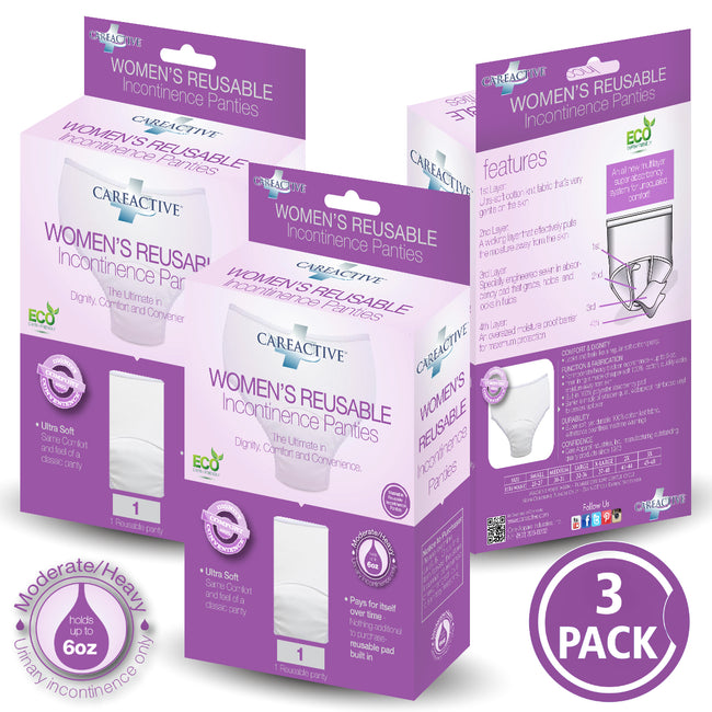 Ladies Active Incontinence Panties – Reusable Incontinence Products
