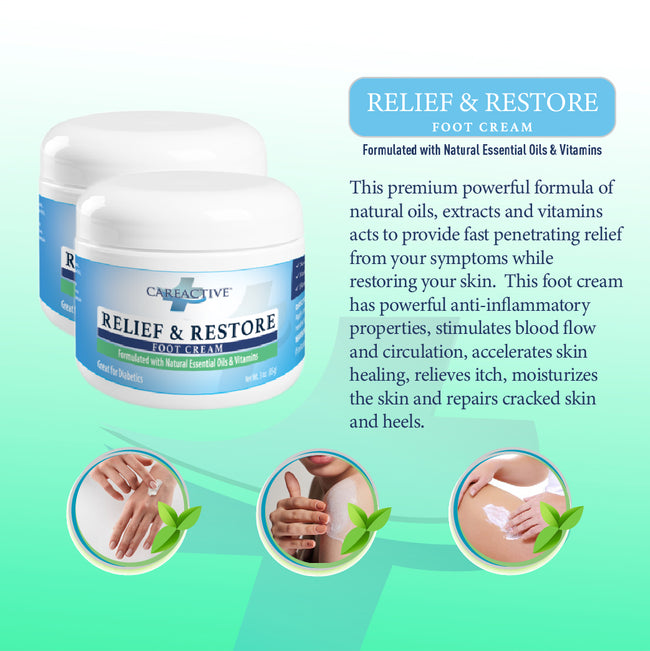 Relief & Restore Foot Cream-Great for Diabetics