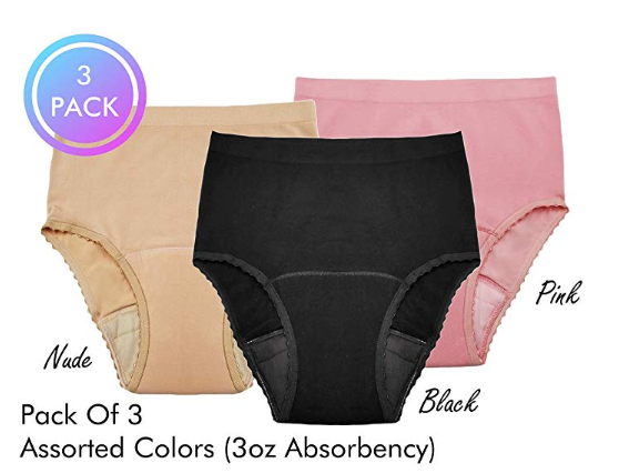 Washable Reusable Incontinence Panties for Capacity - 